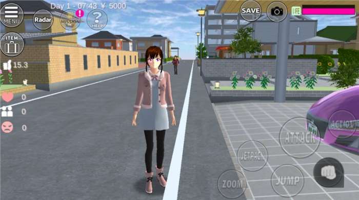 樱花校园模拟器1.039.92最新破解版(SAKURA SchoolSimulator)图2
