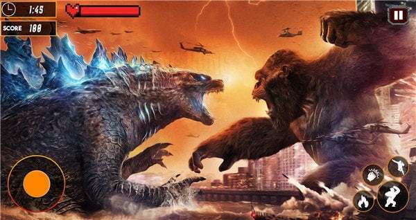 哥斯拉粉碎之城（Monster Dinosaur Attack: King Kong vs Godzilla 2021 (Man图3