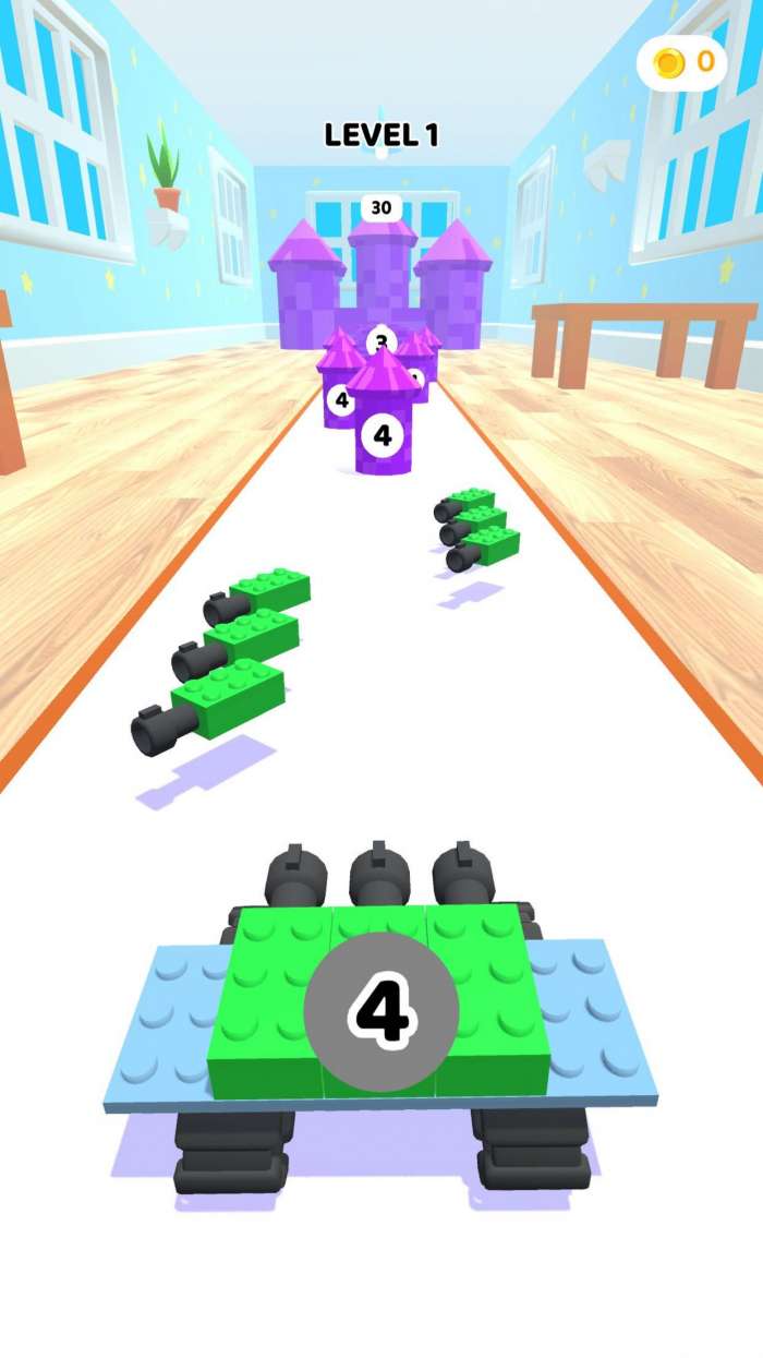 积木坦克射击3D图3