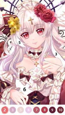 花花涂色破解版(无限金币去广告)图4