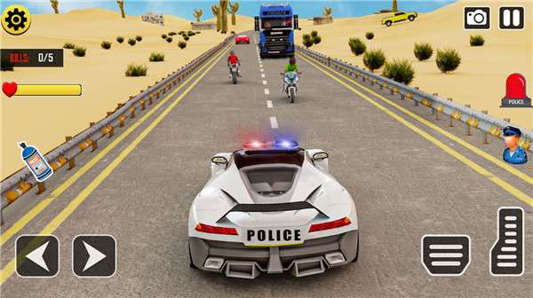 警车特技司机图1