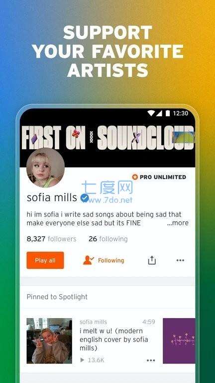 SoundCloud音乐最新2023中文版图2