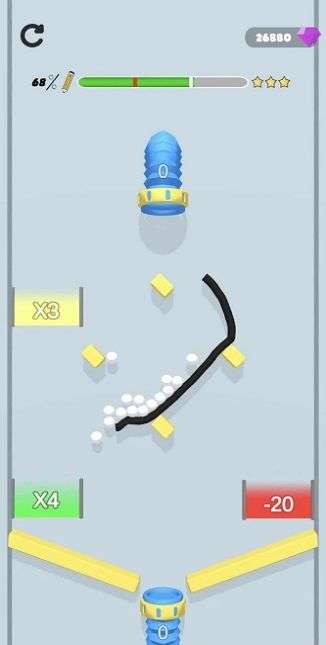 画线落球图2