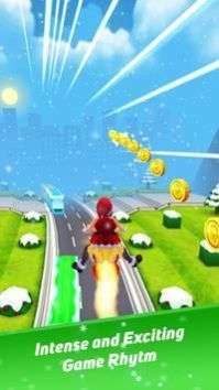 圣诞公主跑步冲浪图2