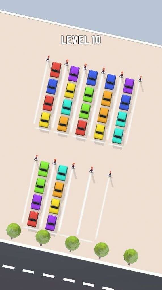 排序汽车拼图图1