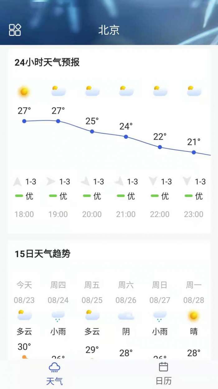 你的天气图1