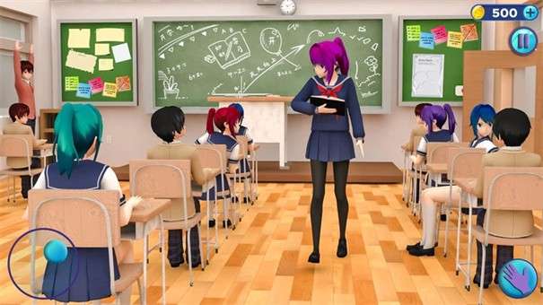 动漫虚拟模学校老师图1