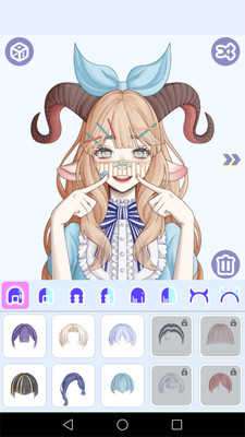 怪物女孩换装全解锁破解版v1.1.2图1