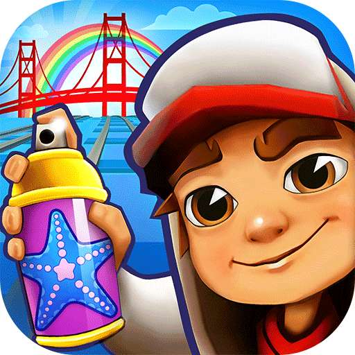 地铁跑酷旧金山破解版全角色全滑板2023（Subway Surf）