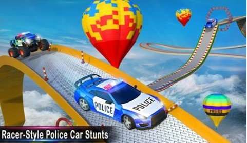 警察坡道汽车特技图3