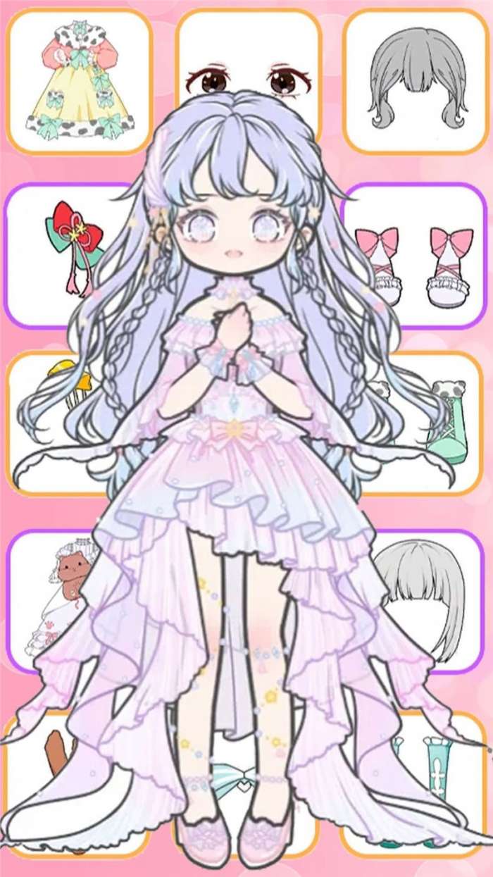粉彩少女学院派图1