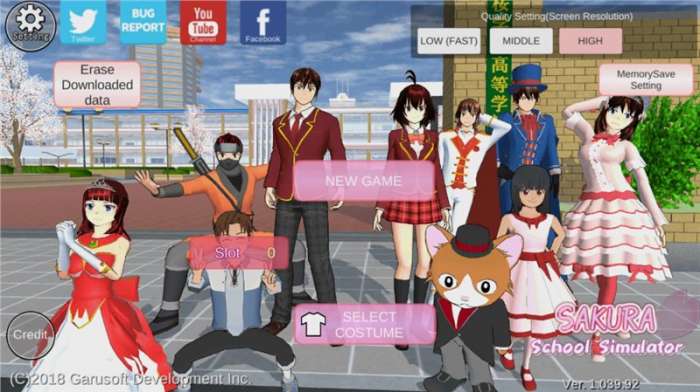 樱花校园模拟器1.039.92最新破解版(SAKURA SchoolSimulator)图3