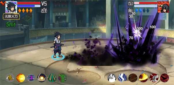 像素火影3V3模式图1