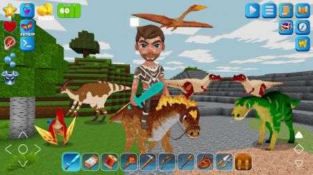 3D像素猛禽生存（RaptorCraft）图1