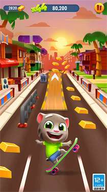 汤姆猫跑酷无限金币钻石鞭炮v7.0.0.4328图1