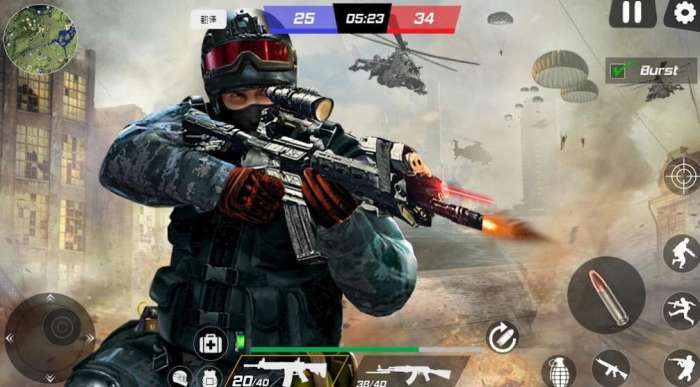 反袭击射击图2