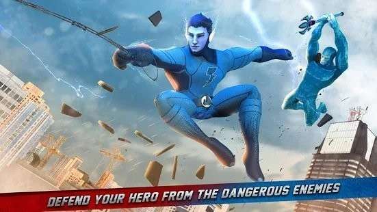 寒冰英雄黑帮城市（Ice Hero Gangster City Crime Simulator）图2