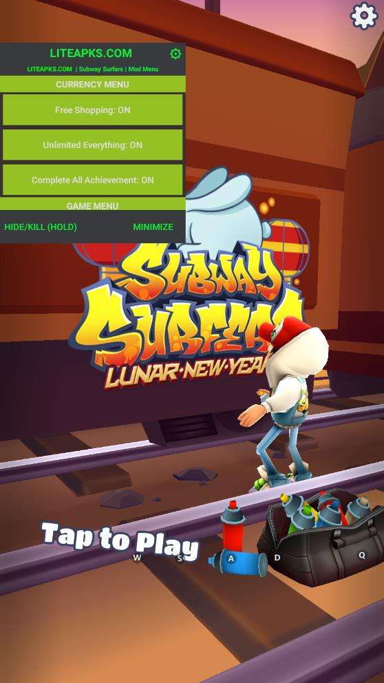 地铁跑酷农历新年破解版（Subway Surf）图1