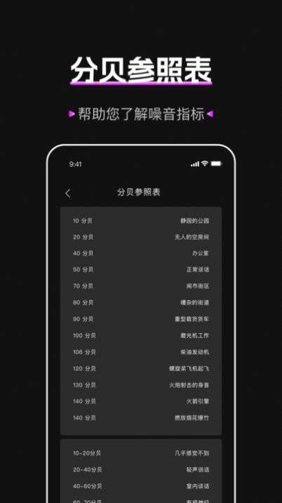 标准噪音分贝检测仪app手机版图1