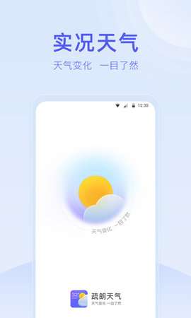 疏朗天气图1