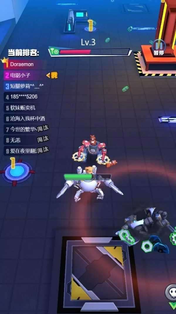 电锯大乱斗之超级机甲破解版图3