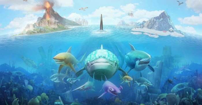 饥饿鲨世界修改版(hungry shark world)图1