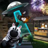 夏夜的公园和UFO