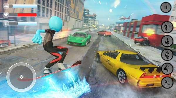 寒冰英雄黑帮城市（Ice Hero Gangster City Crime Simulator）图1