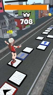 跳跃女高中生图1