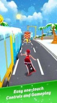 圣诞公主跑步冲浪图1