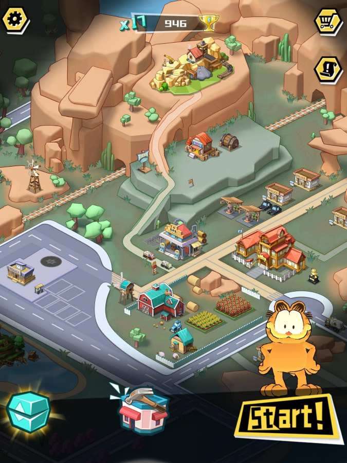 加菲猫冰雪世界图1