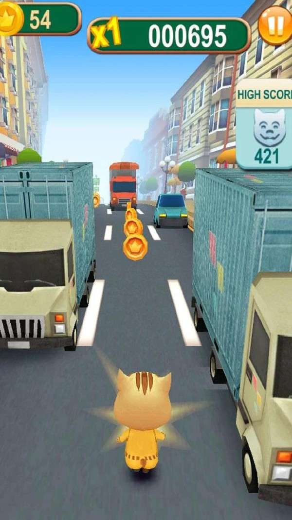 地铁猫咪跑酷图1