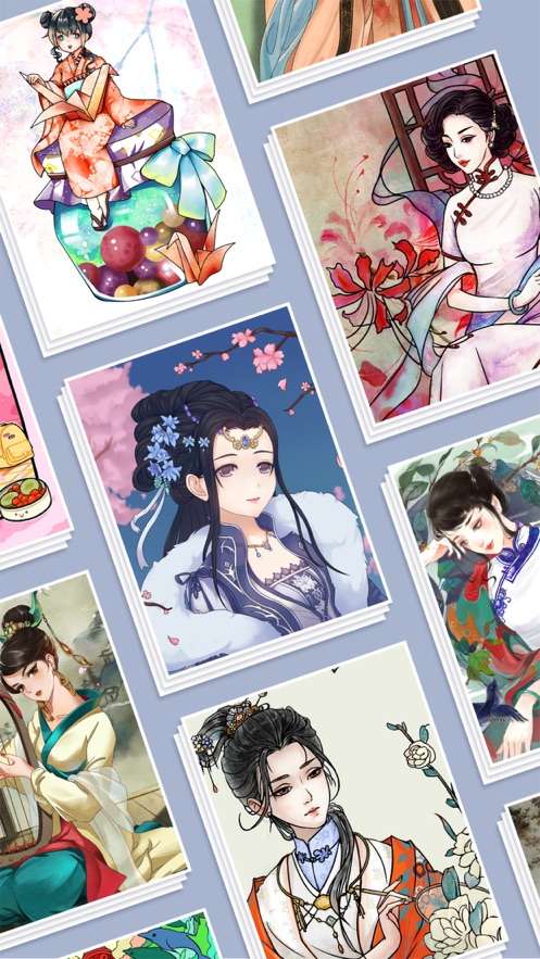 古风涂色图2