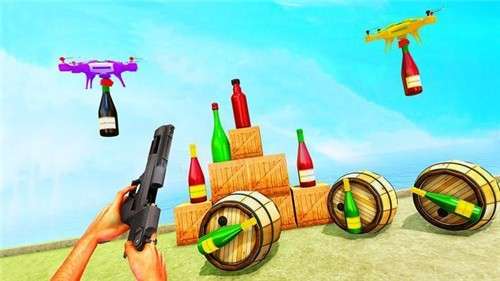 瓶子射击大师游戏3D图1