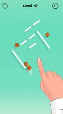 倾斜投篮图2