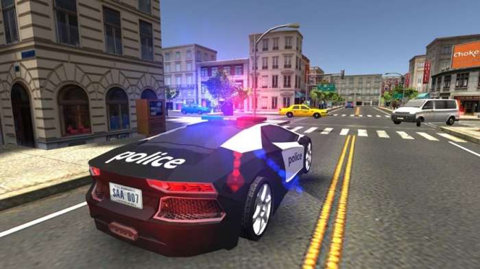 警车黑帮追逐图1