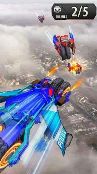 会飞的警车机器人图3