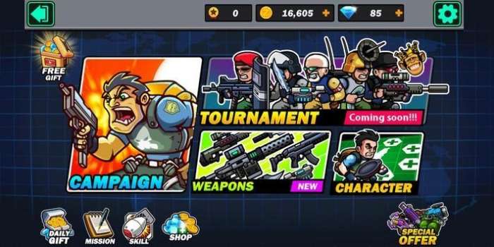 金属射击超级士兵游戏图1