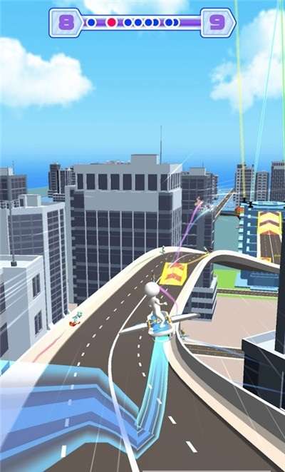 磁悬滑板街头冲浪图2
