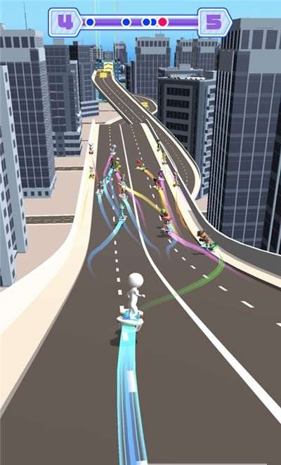 磁悬滑板街头冲浪图3