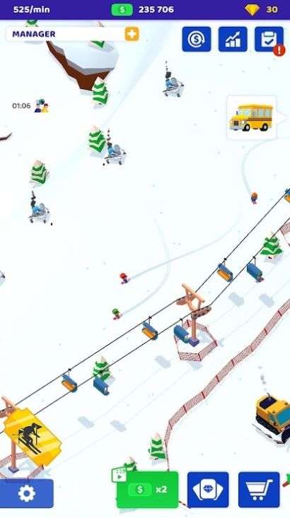 空闲滑雪大亨游戏安卓版图2
