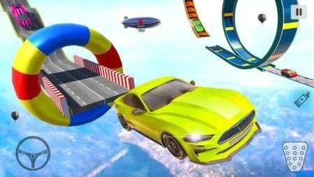 巨型坡道汽车特技3D图3