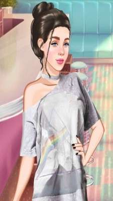 沙滩帽女孩图1